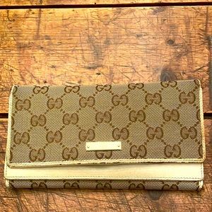 Gucci Long Wallet, Good Condition